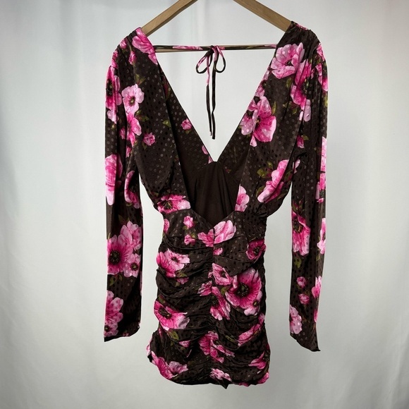 NWT Lovers + Friends Camden Mini Dress in Tessa Floral Multi Size Extra Small - Picture 6 of 10